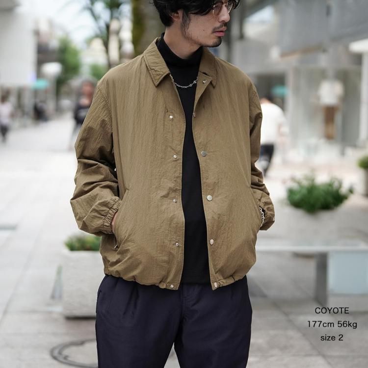 ノンネイティブ nonnative 25aw コーチジャケット コットンナイロン