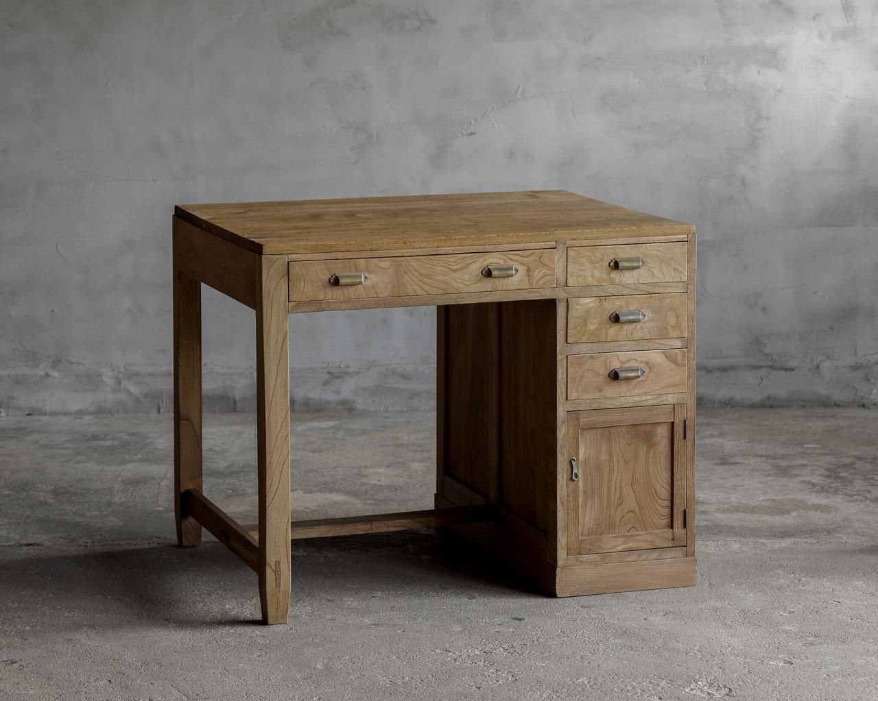 デスク／片袖机 アンティークFUNNEL