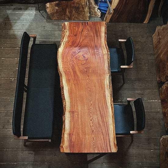 NO32 欅（ケヤキ）一枚板｜一枚板テーブル 通販｜大阪｜一枚板・無垢板