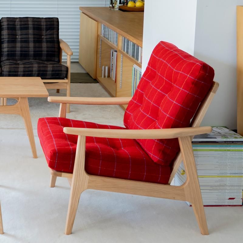 MARUNI60（マルニ60）/ ハイバック / 1シーター / 両肘 / オーク