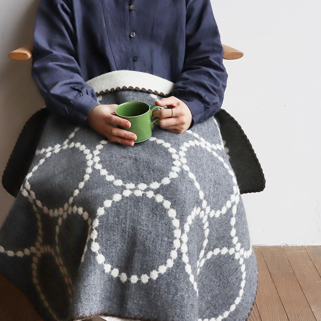 ミナ ペルホネン ウールブランケット/metsa/72.5×105cm｜三島家具