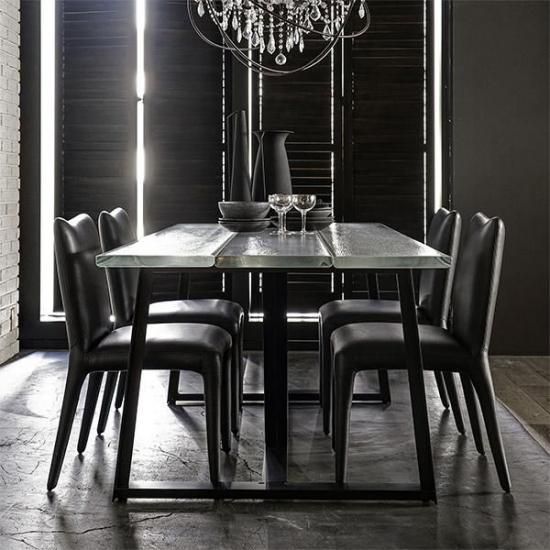 HALO】 MONZA SMALL DINING CHAIR / HAND TIPPED BLACK - SHOP ASPLUND