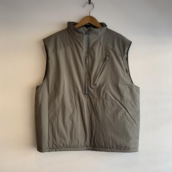 MILITARY DEADSTOCK】 PCU LEVEL7 HALF ZIP PRIMALOFT VEST 未染め