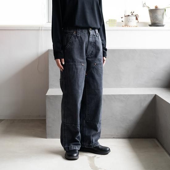 KOOKY ZOO JUVENILE D.KNEE WORK PANTS ”FADE BLACK”［フェード