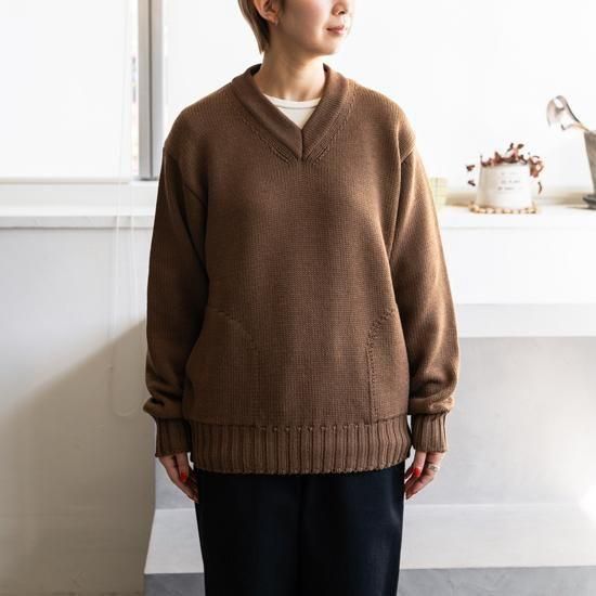 PHIGVEL GOODMAN'S V NECK SWEATER 2色展開 - Maiden Voyage