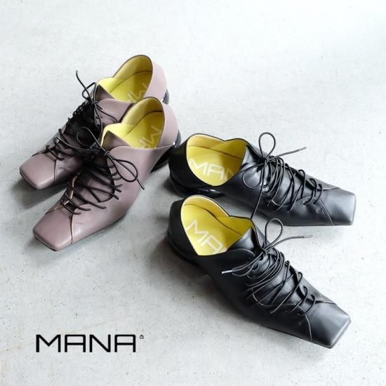 YELLO 】レースアップミュールパンプス Mサイズ23.5cm 黒 YELLO