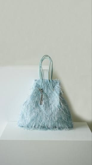 Charmant sac x BLUELEA ハンドバッグ グレー