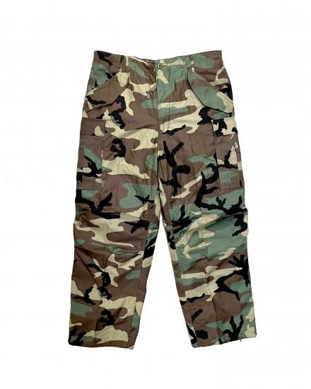 80's アメリカ軍 M-65 フィールド カーゴパンツ ウッドランドカモ 迷彩