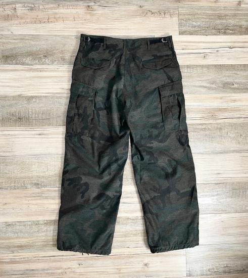 80's アメリカ軍 M-65 フィールドカーゴパンツ ウッドランドカモ 迷彩
