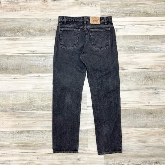 90's Levi's リーバイス 505 先染めブラックデニム ジーンズ W36 (USED