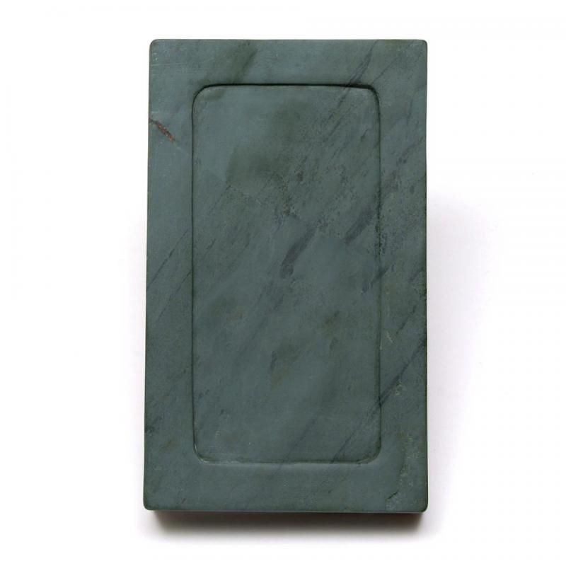 洮河緑石硯 (爛灯) 5インチ【規格品】 - 書道用具専門店 西本皆文堂