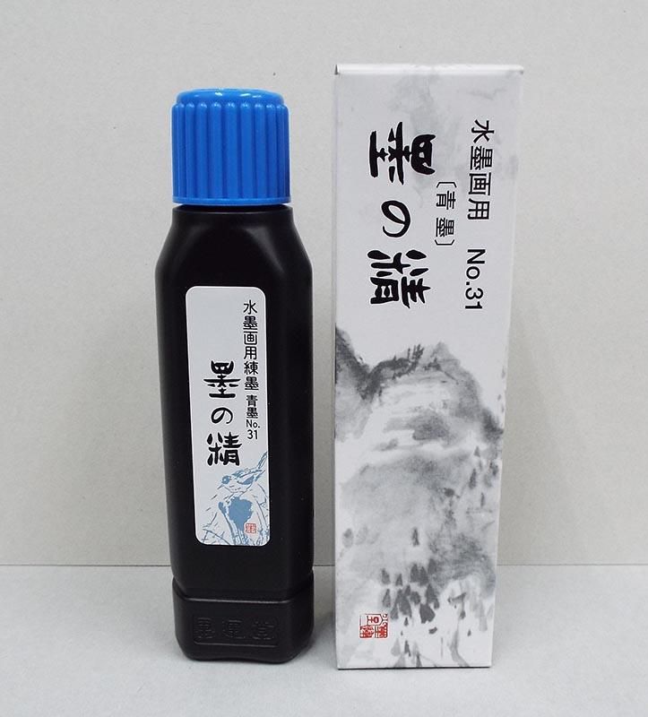 墨運堂】水墨画用 墨の精 No.31 青墨 - 書道用具専門店 西本皆文堂