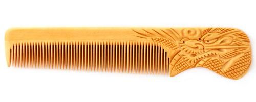 彫男櫛4寸5分 さつまつげ - つげ櫛工房 辻忠商店 オンラインショップ