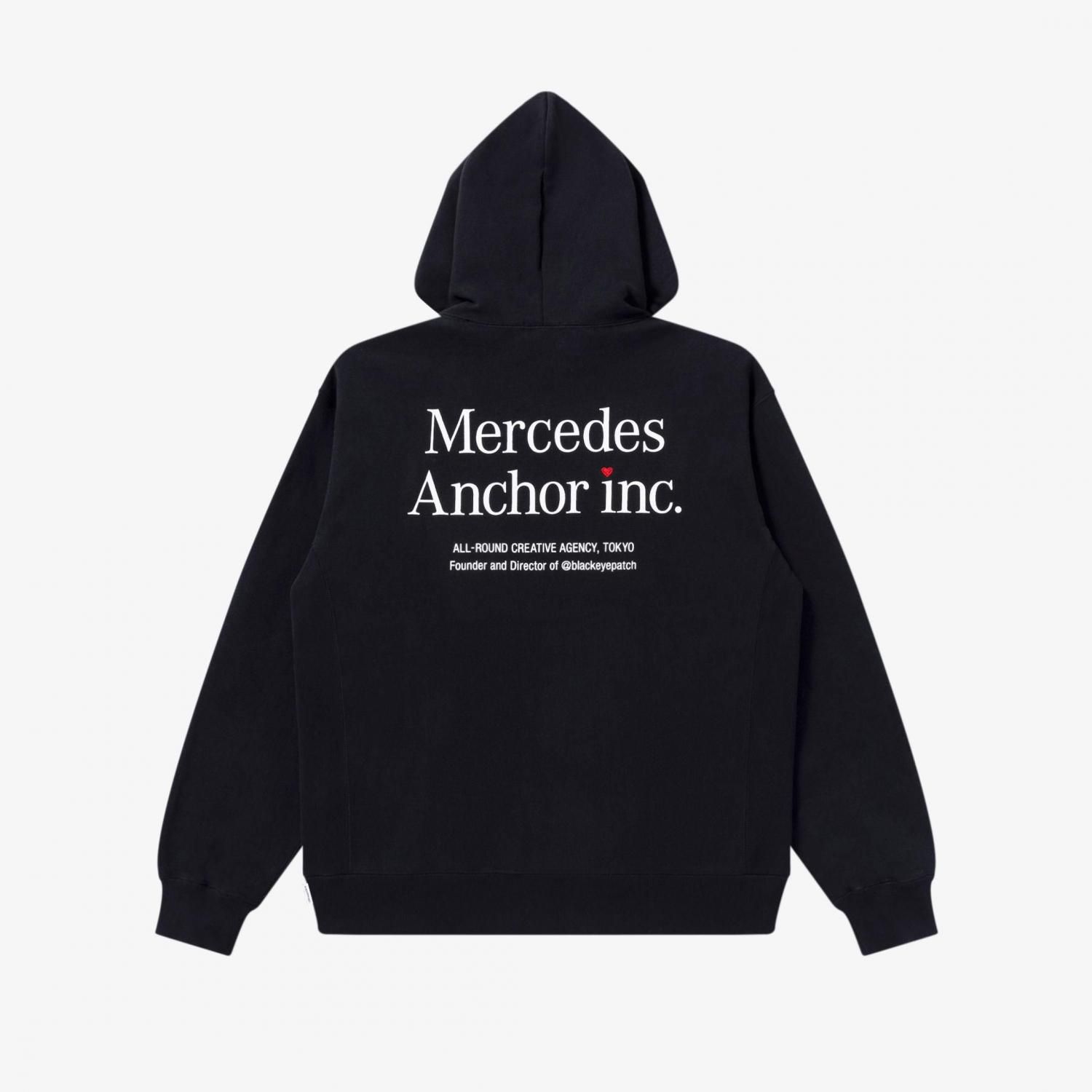 ANCHOR INC. V-DAY LOGO HOODIE * Black | public