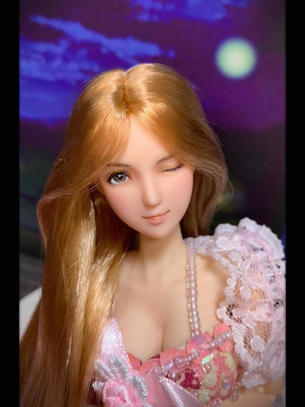 1/6 カスタムドールヘッド【223】オビツ27-01普通肌 HalloweenButlers