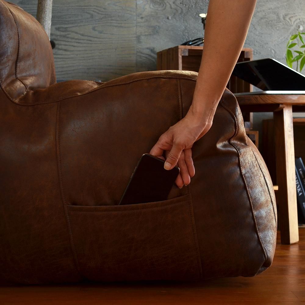 レザー・ビーズクッション《ボンボンソファ》｜オリジナル家具通販の