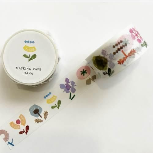 水縞】マスキングテープ/花 - hina®～盛岡の雑貨店「ヒナ」の