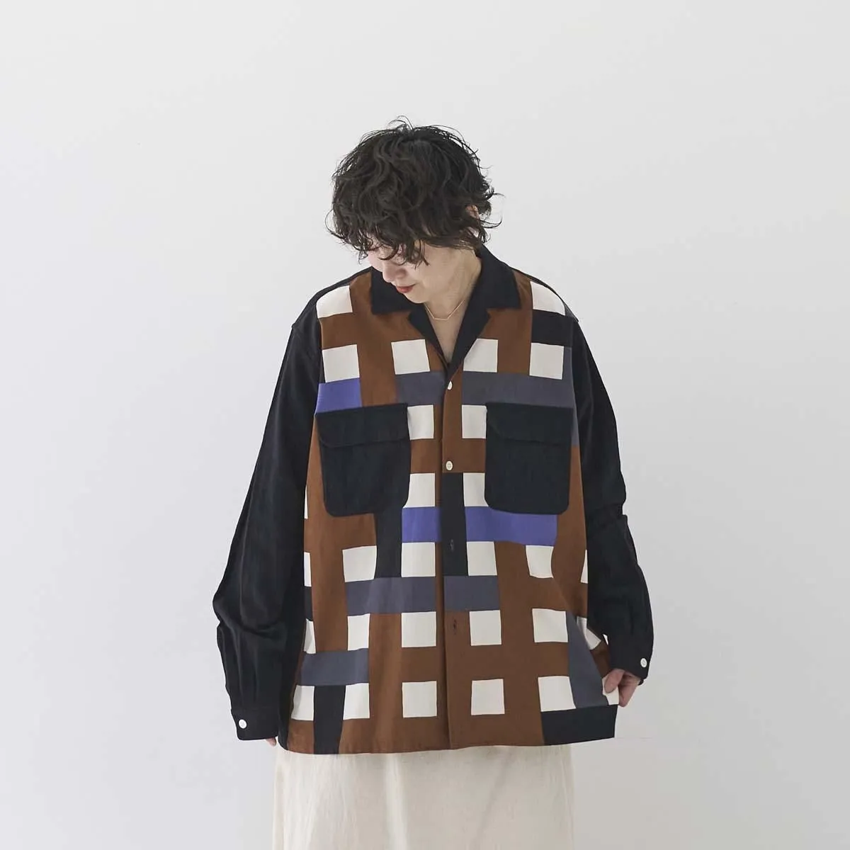 Dhal / MATSURI Open Collar Shirt -dieci｜online shop