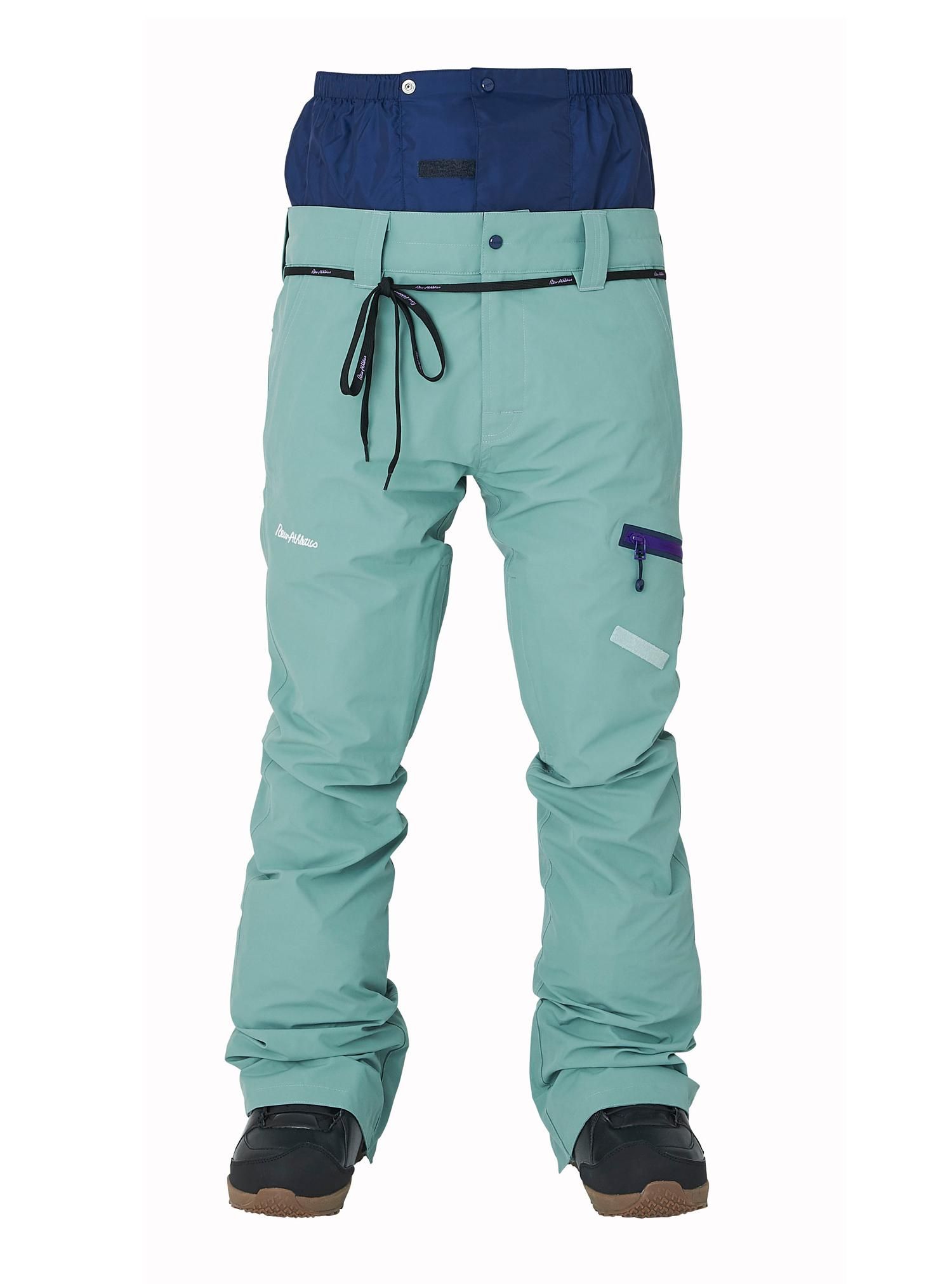 STRIDER JEAN PANTS 16 SLIM FIT [GORE-TEX] 2L GREEN GRAY XLサイズ