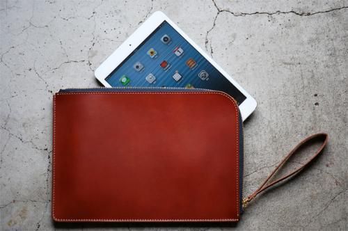 iPadmini Zipクラッチバッグ Retinaディスプレイ対応〔Kindle fire HD