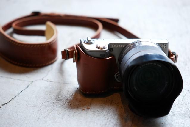 SONY NEX-5専用ホルダー＆ストラップ - ROBERU