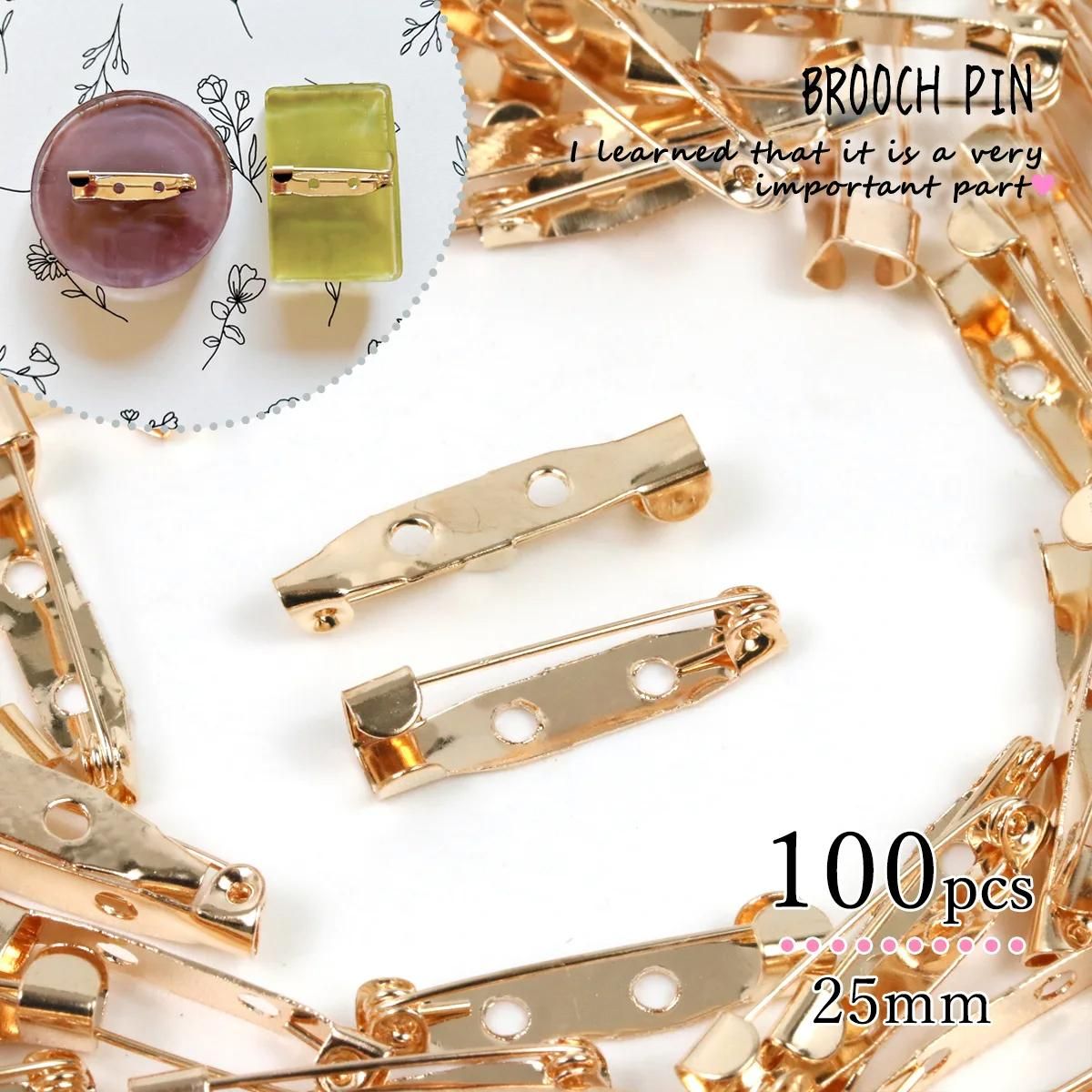 大容量ブローチピン 25mm 100個- 手作り雑貨屋 * 雑貨好きによる雑貨