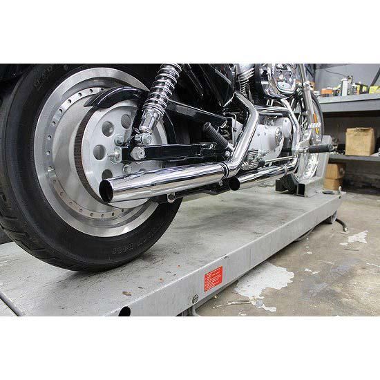 Wyatt Gatling テーパード スリップオンマフラー 細身 クローム 80-03