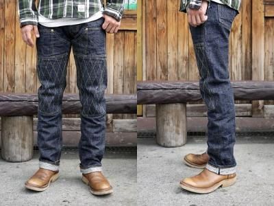 トロフィークロージング NARROW W KNEE DIRT DENIM 1608 ダブルニー