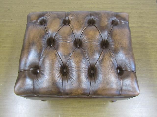 リーガル フットスツール アンティークブラウン - ディスティン