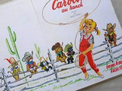 CAROLINE AU RANCH 1969 - 外国の古くてかわいい絵本たち ついん・らびっと