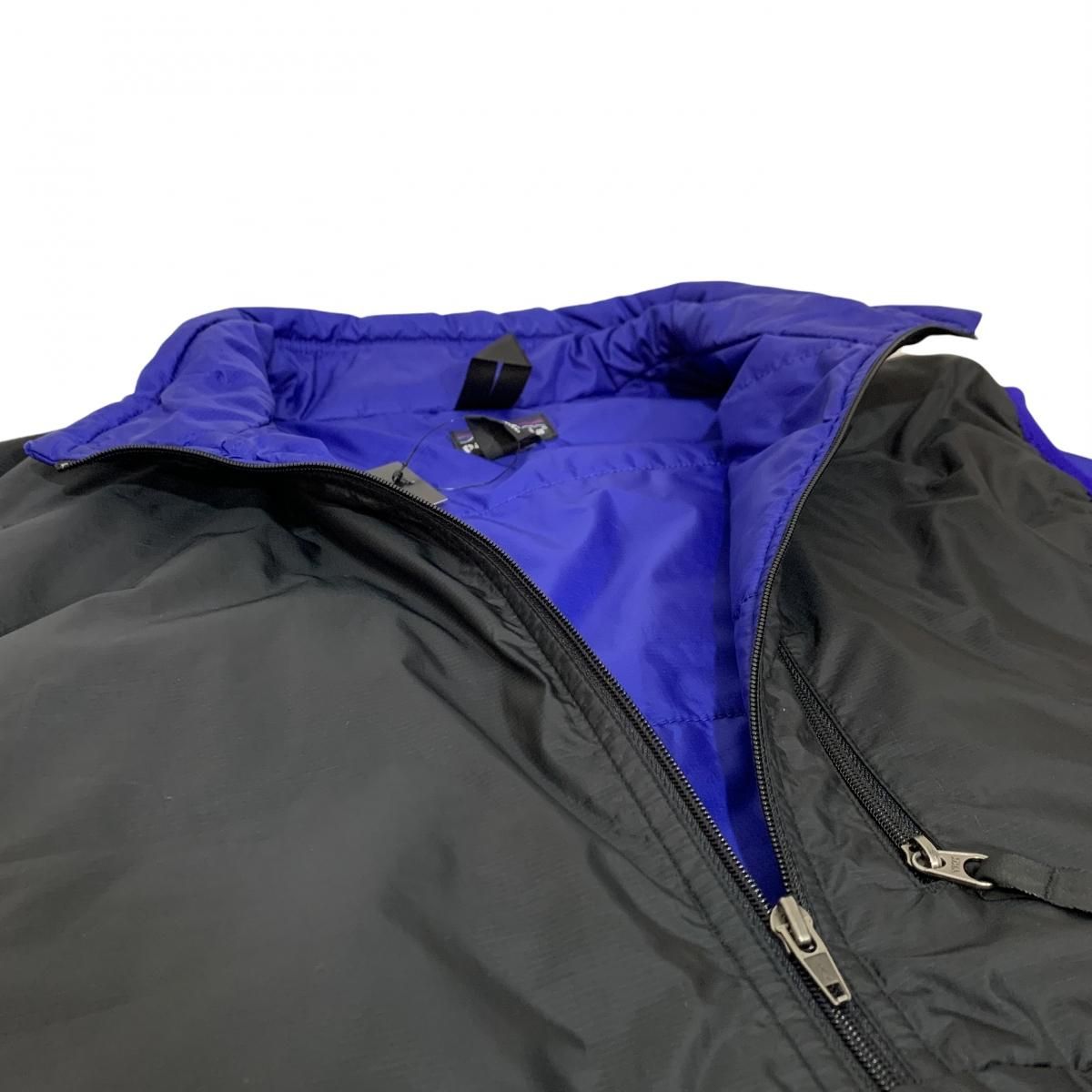 00年製 patagonia Puffball Vest 黒青 L 00s パタゴニア パフボール