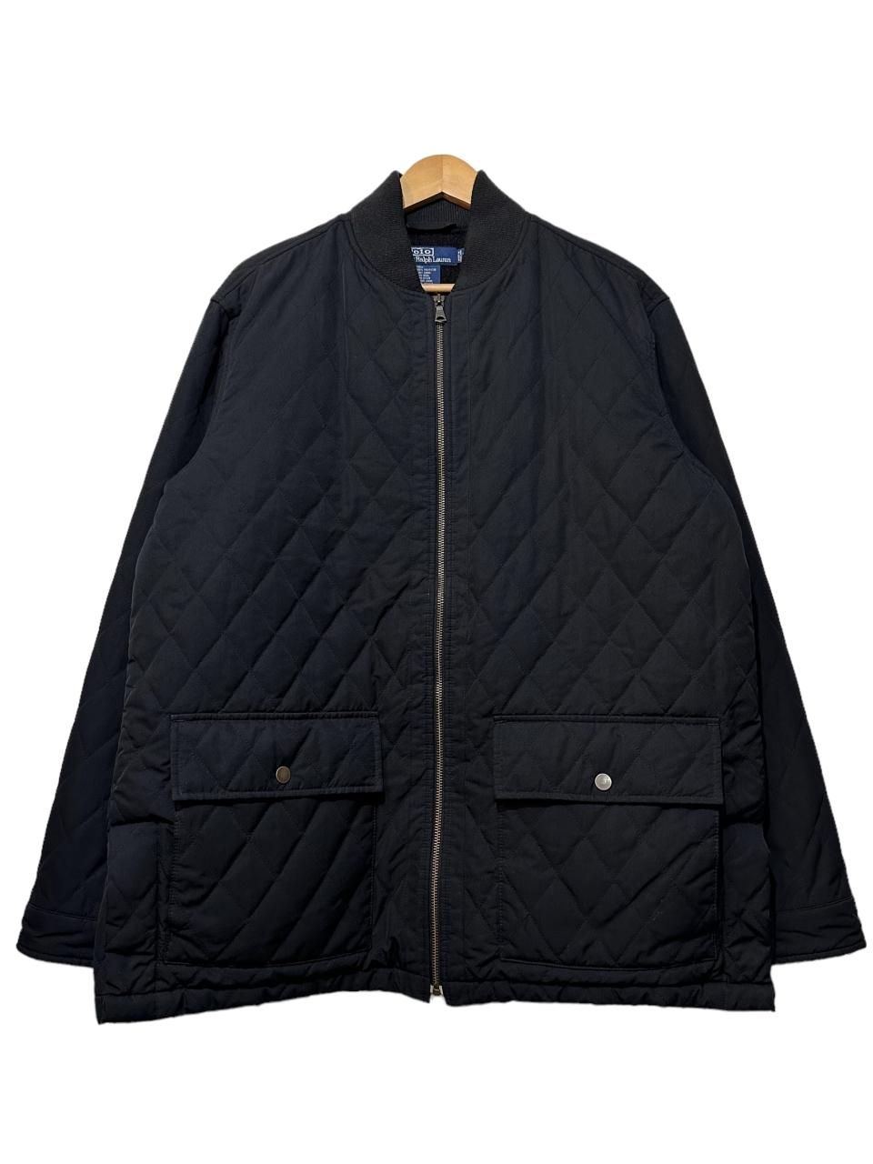 Polo Ralph Lauren Padding Quilting Jacket 黒 M ポロラルフローレン