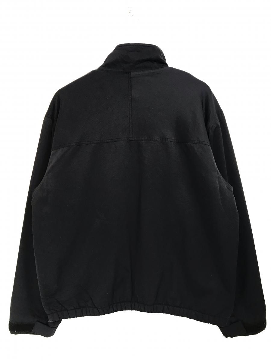 90s POLO SPORT Fleece Lined Nylon Jacket 黒 M ポロスポーツ Ralph