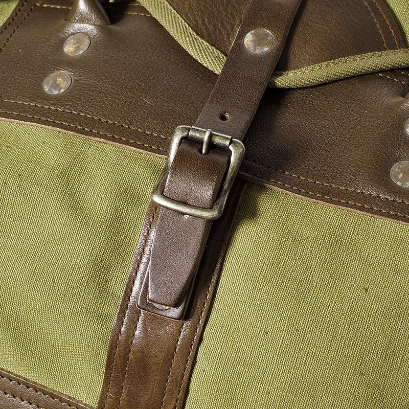 WAREHOUSE & CO. / Lot 5218 LEATHER ＆ CANVAS BOSTON BAG