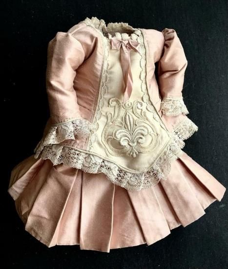 即納！【送料198円】ビスクドール用ドレス 48cmの人形用 アンティーク