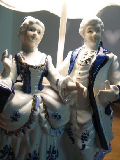 即納！瀬戸ノベルティ 古代人形スタンドランプ マスターズ陶芸 電気