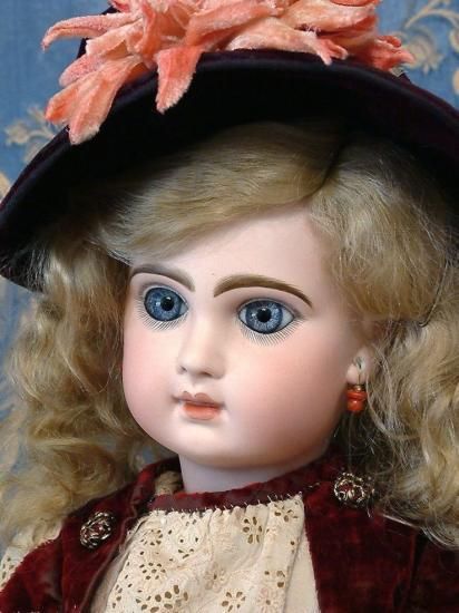 天使のようなビスクドール テート ジュモー Tete Jumeau BEBE 55cm