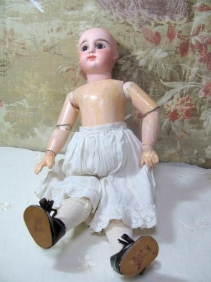 即納！ アンティーク ビスクドール ゴーチェ スクロール Francois