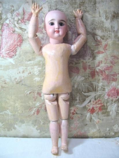 即納！ アンティーク ビスクドール ゴーチェ スクロール Francois