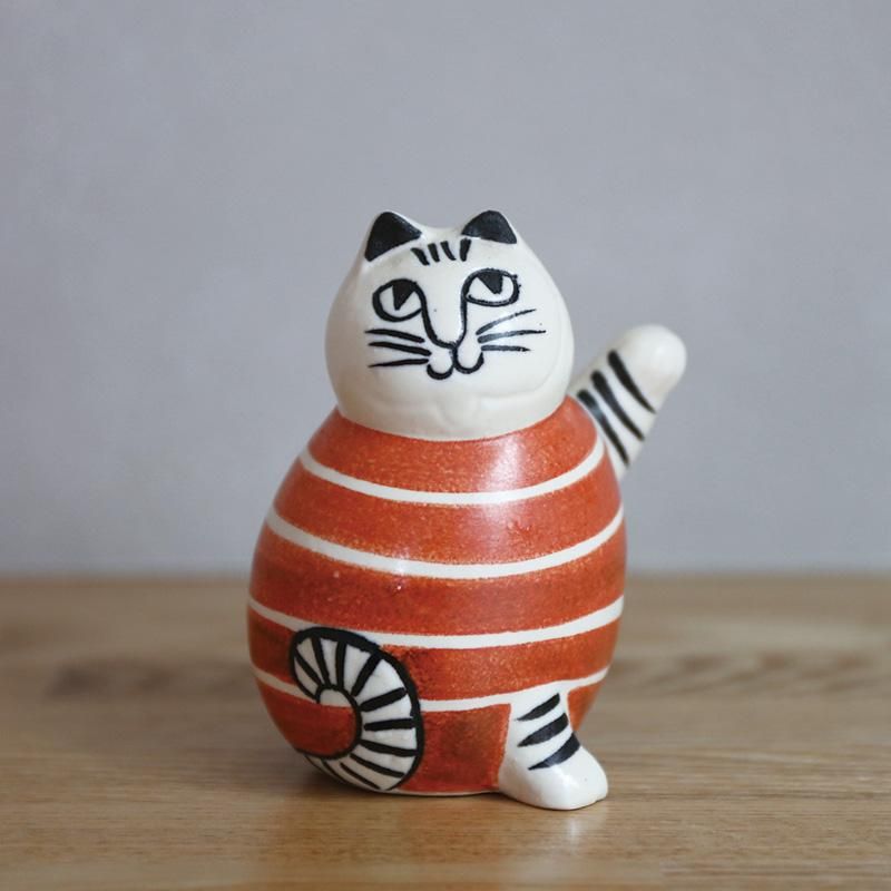 Lisa Larson ｜リサ・ラーソン スウェーデンのまねくねこ【置物・送料