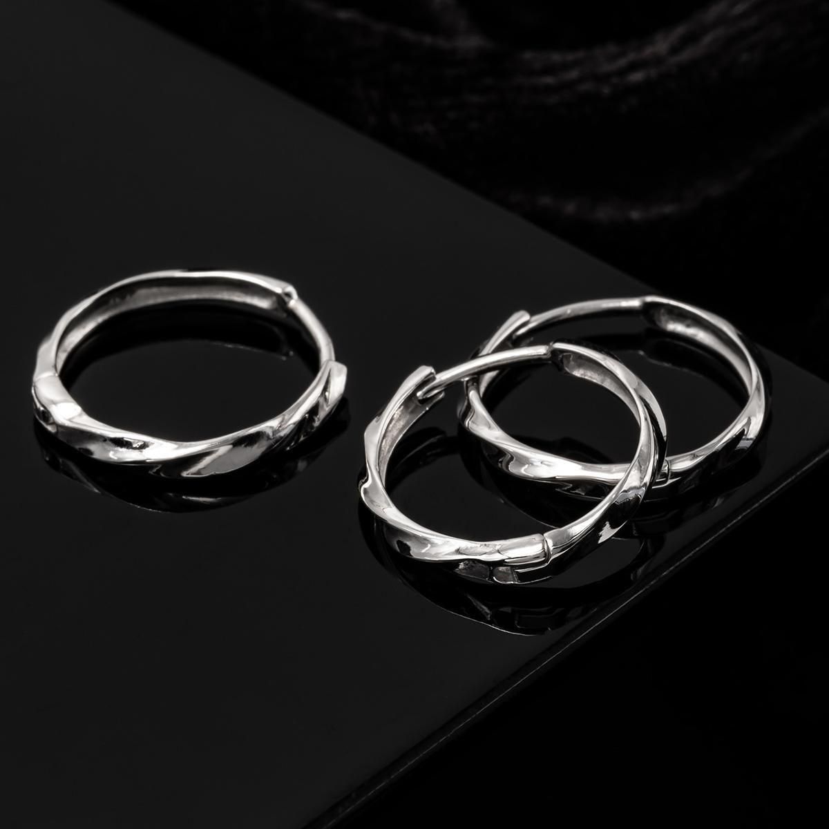 10K ホワイトゴールド ピアス 15mm - AVALANCHE OFFICIAL STORE