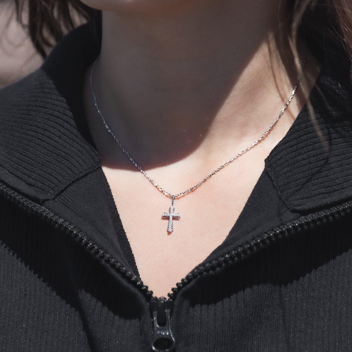 10K ホワイトゴールド ペンダント JP-A80907-CZ-BB - AVALANCHE