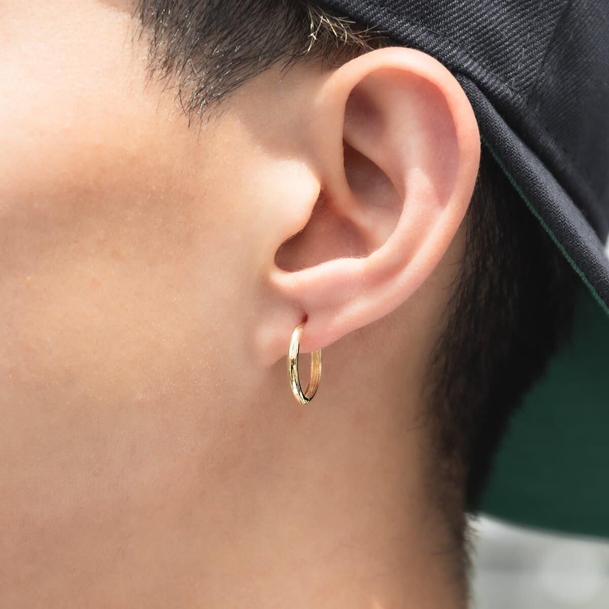 10K イエローゴールド ピアス 16mm - AVALANCHE OFFICIAL STORE