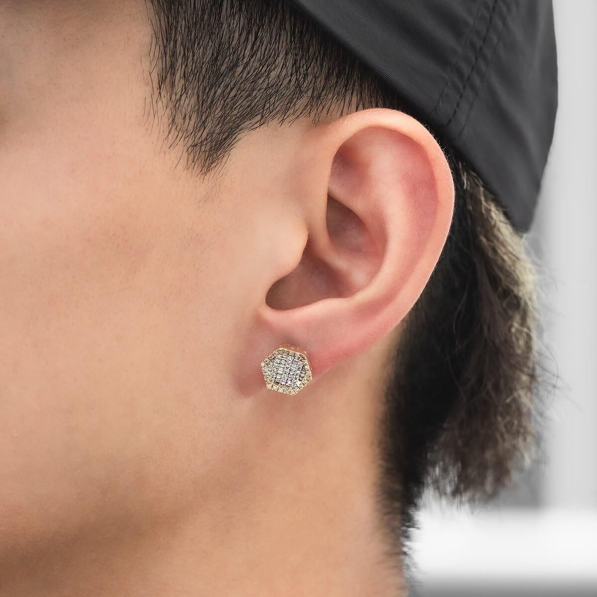 ダイヤモンド 10K イエローゴールド ピアス A013003-YG - AVALANCHE