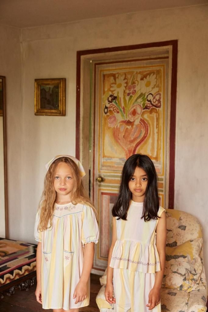 Apolina Wini Trouser Set - Painters Stripe - LILY SOURIRE