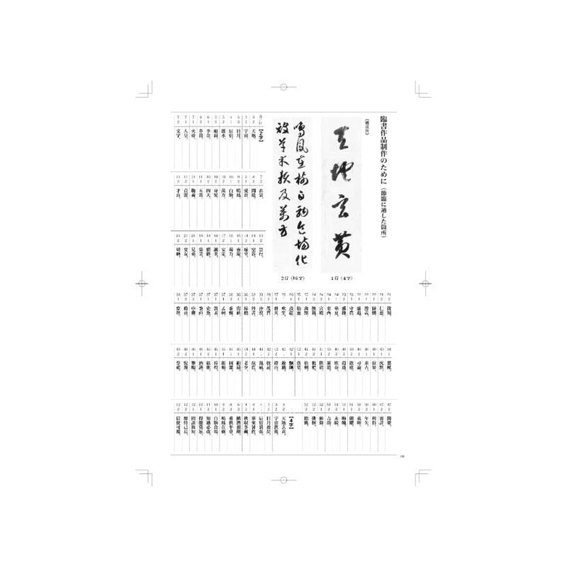 ｼﾘｰｽﾞ書の古典 15 真草千字文 - 書道用品、墨、墨液、紙、筆を卸価格で
