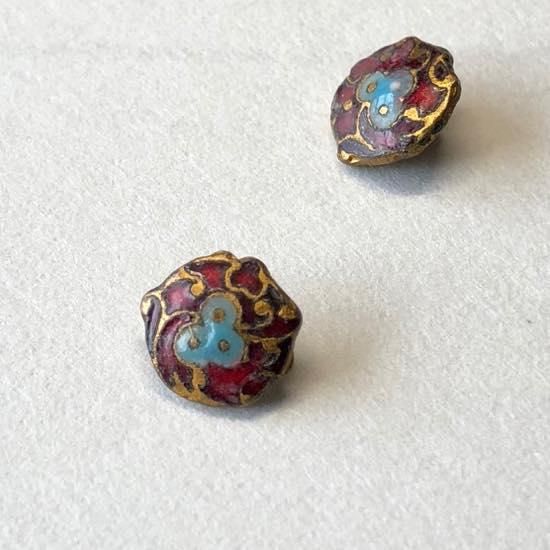 エナメルボタン 0.8cm - アンティーク手芸材料の通販サイト antique