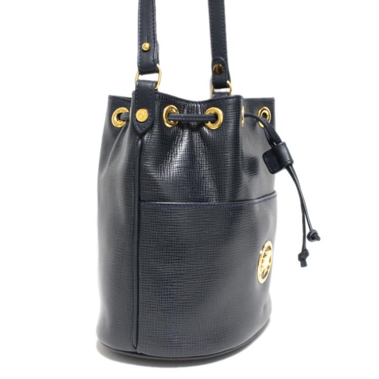 レザー巾着ショルダーバッグヴィンテージ|ハンティングワールド