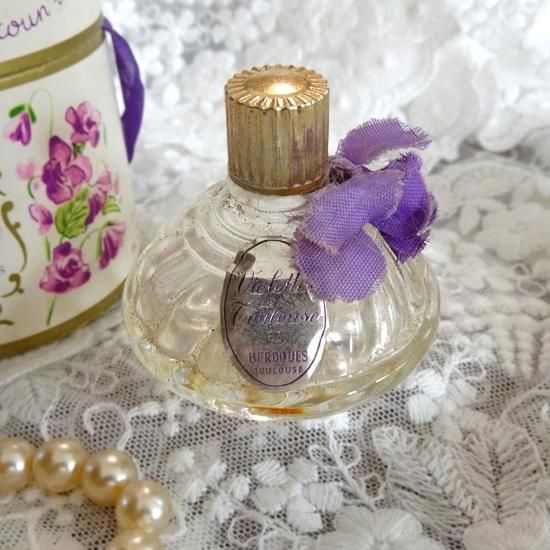 アンティーク 香水瓶 | フランスアンティーク スミレの香水瓶と