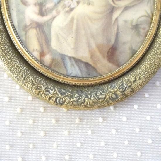 アンティーク リボン フレーム | フランス リボンモチーフと薔薇模様